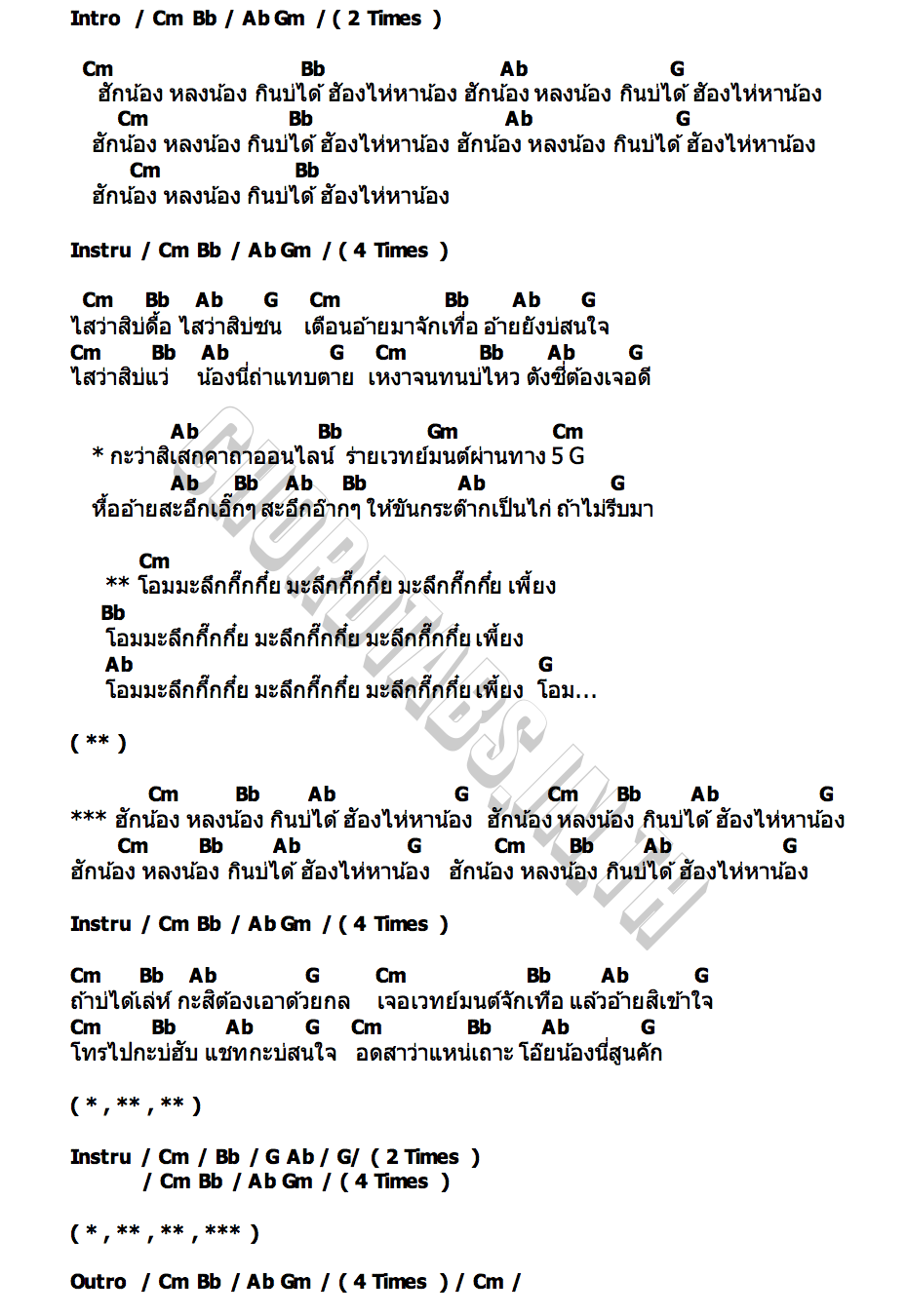 คอร์ด มะลึกกึ๊กกึ๋ยย์ 2023 MISS ESAN