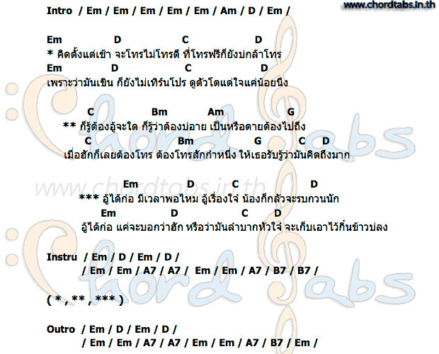 คอร์ด อู้ได้ก่อ ลูกตาล อาร์ สยาม