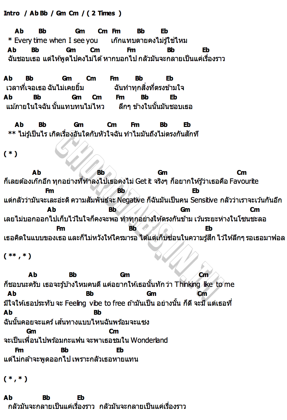 คอร์ด ซึนเดเระ ArmAroy