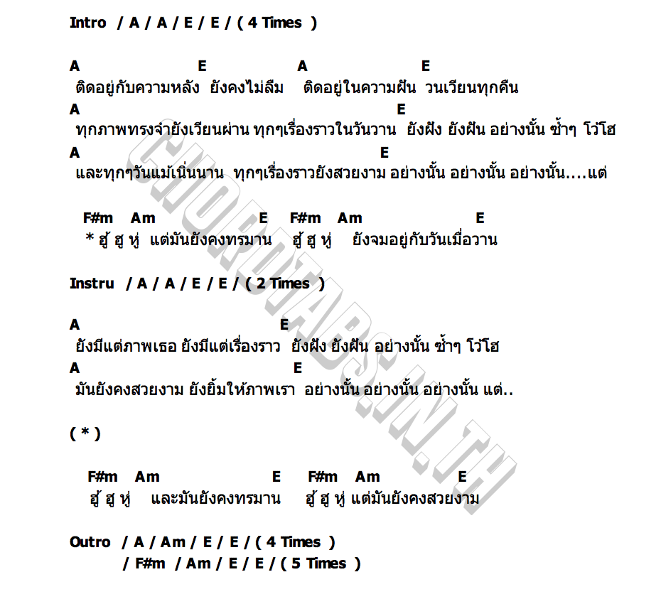 คอร์ด แต่ (Beautiful but..) โจรลอยนวล