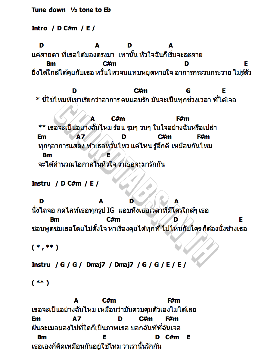 คอร์ด เหมือนกันใช่ไหม Ost.MyUniverseTheSeries