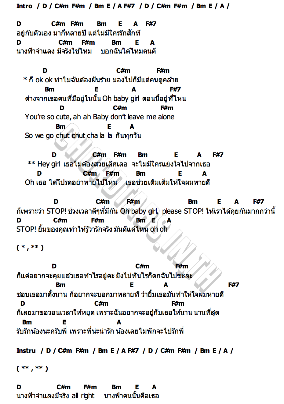 คอร์ด STOP PROXIE