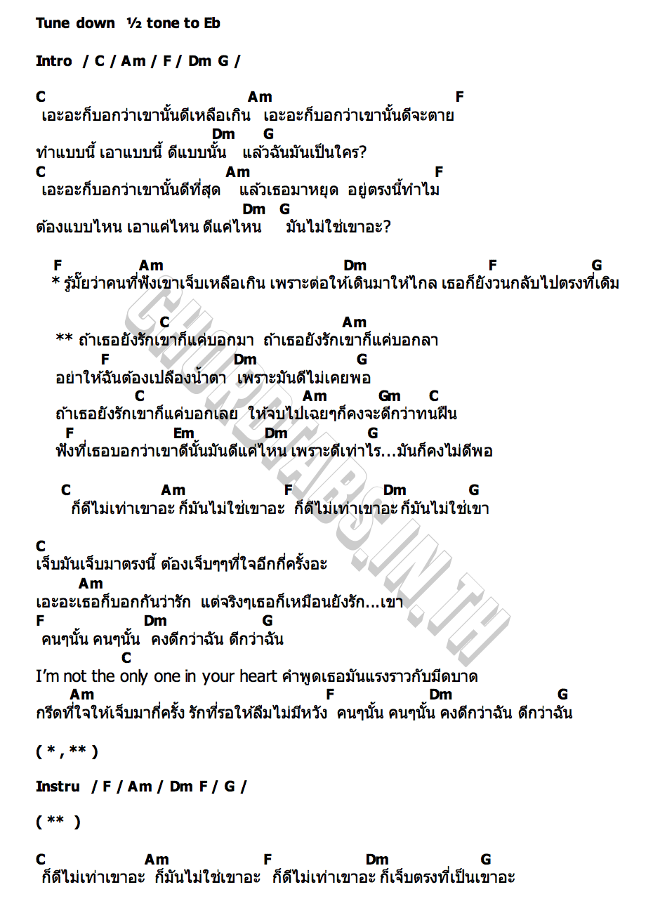 คอร์ด เอะอะ (Why Me) BOWPRAT