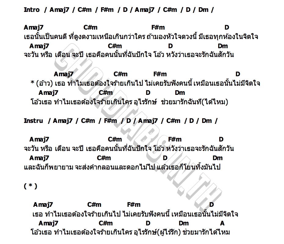 คอร์ด อุไรรักษ์ Atiwit Chari
