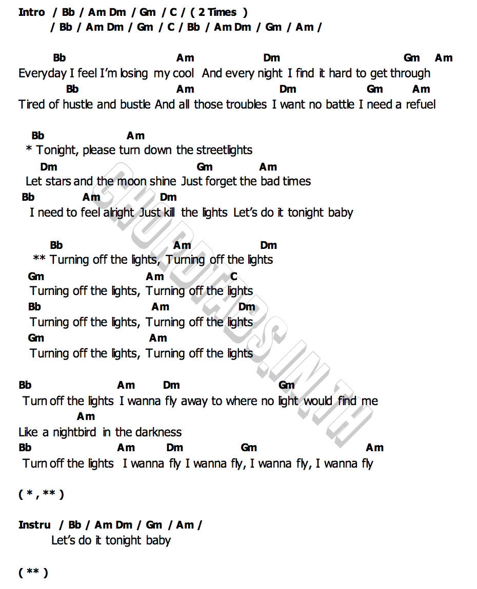 คอร์ด Night Bird Peck Palitchoke