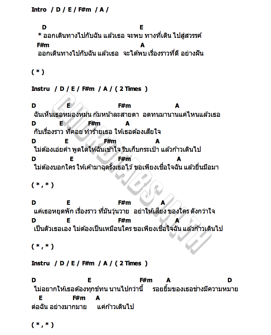 คอร์ด ออกเดินทาง (NALA) JIMMY BLUES