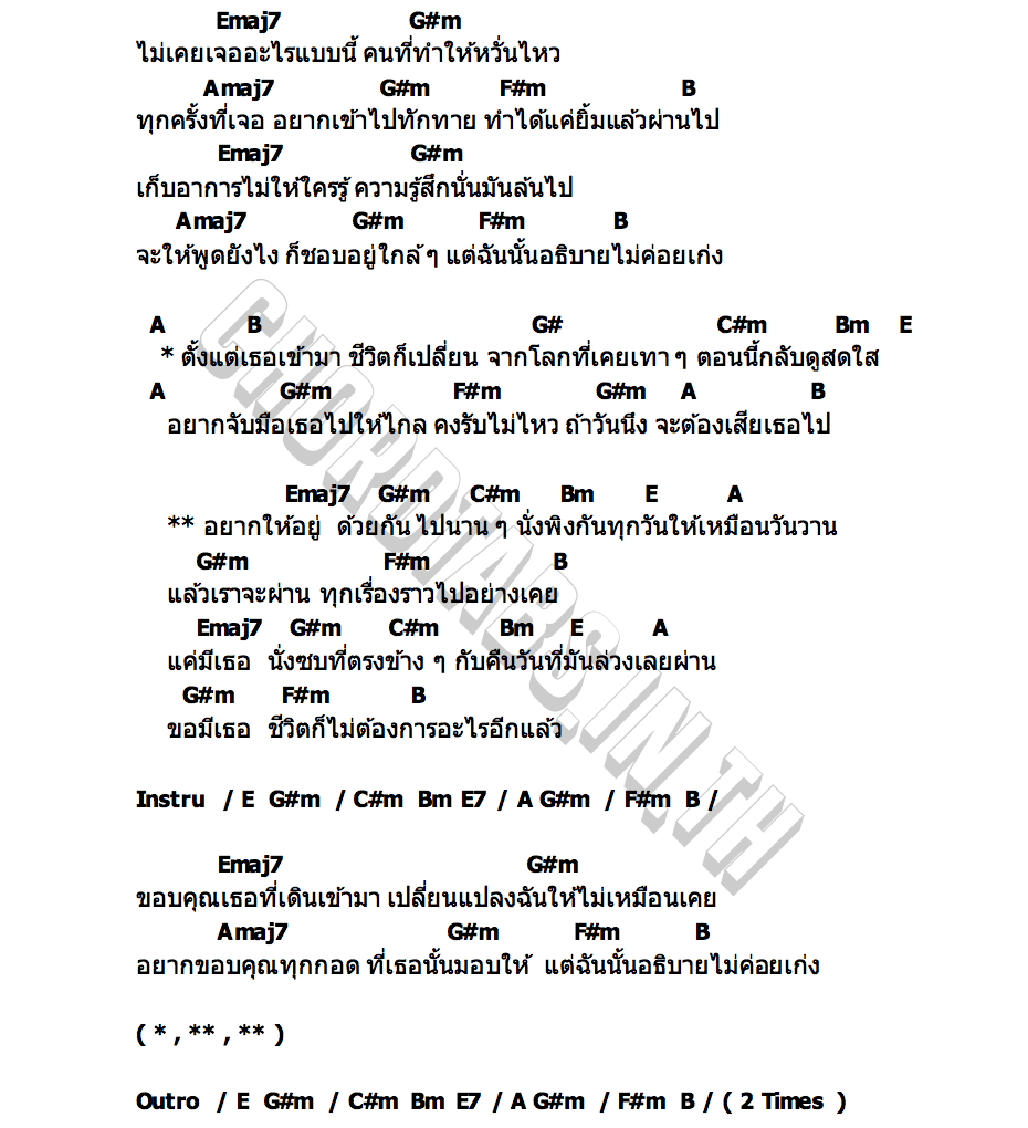 คอร์ด ซบกันไปนานๆ (Sunset) Perth Tanapon  Chimon Wachirawit
