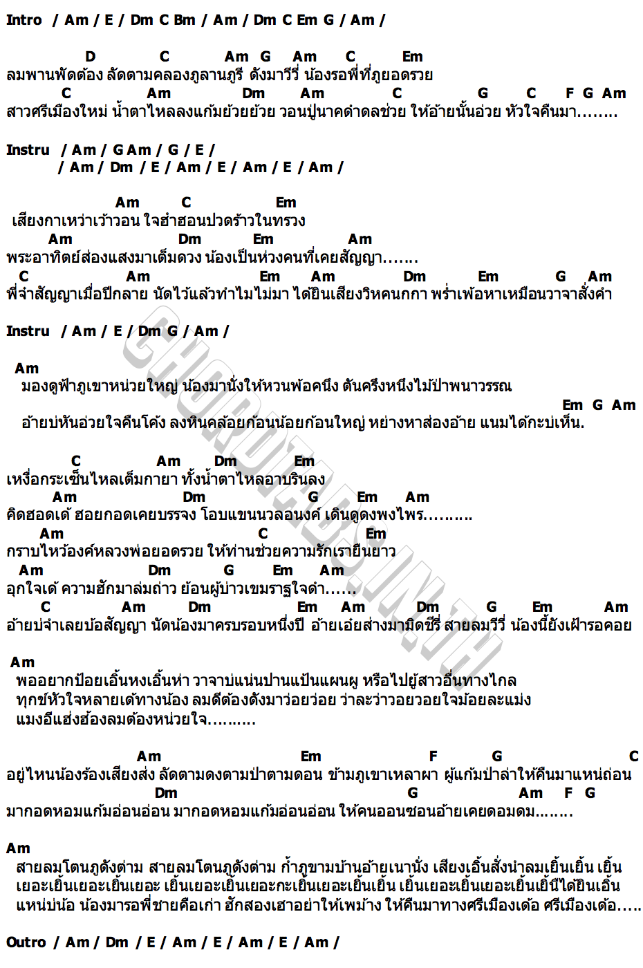 คอร์ด ฮอยกอดภูยอดรวย บิว จิตรฉรีญา