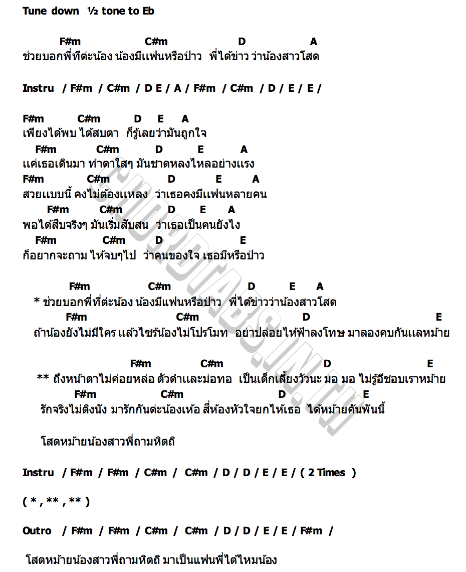 คอร์ด โสดหม้ายสาว คิม คฑายุทธ X แอ๊น วัยย์ธยา