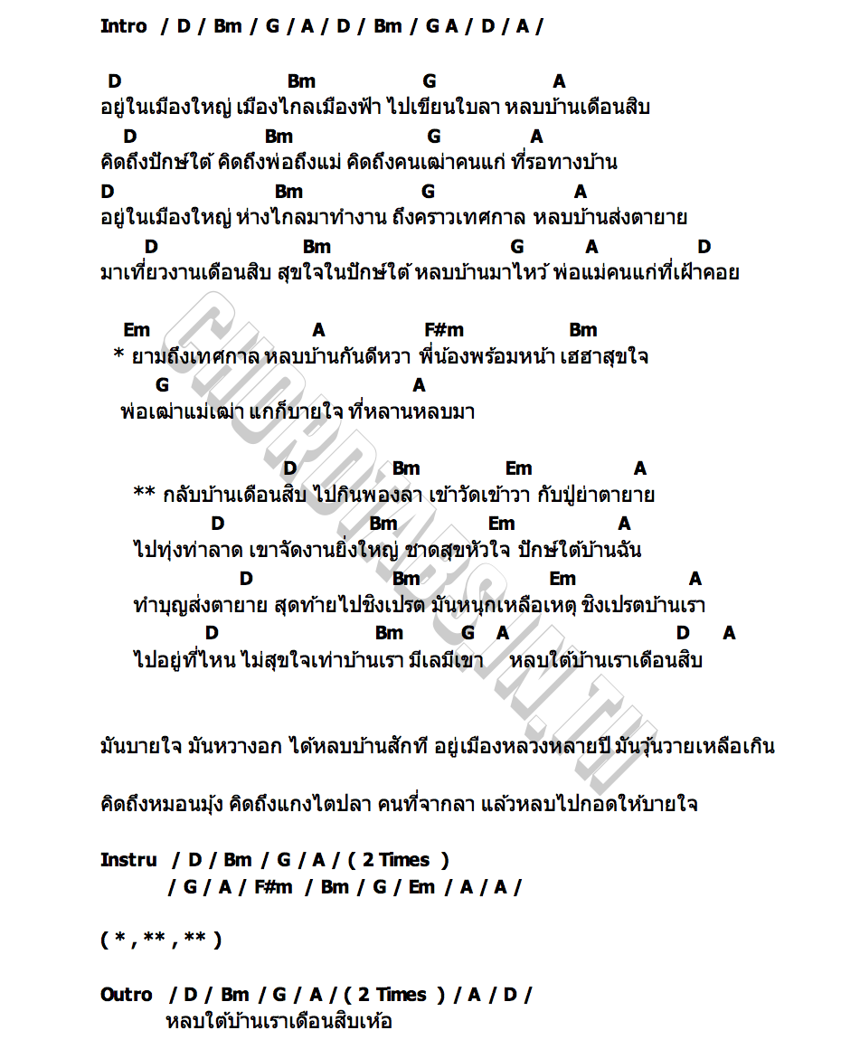 คอร์ด กลับบ้านเดือนสิบ รวมศิลปินค่ายโคนายและโจรมิวสิค