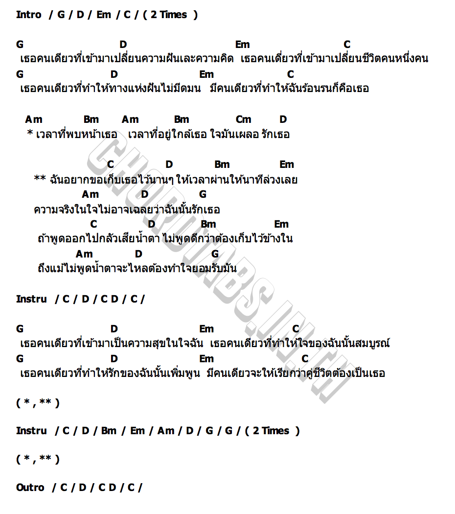 คอร์ด เก็บไว้นานๆ PhaJi