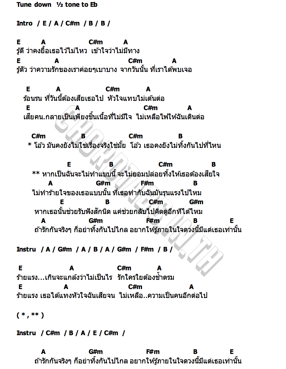 คอร์ด เม็ดส้ม ONE O ZEVEN