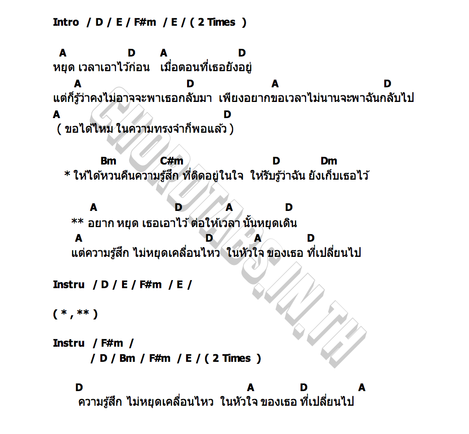 คอร์ด ทฤษฎีหยุดเวลา AMULET