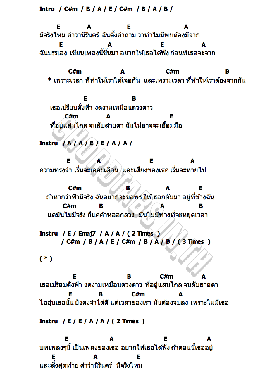 คอร์ด 16 22 [She s gone] Aburigee