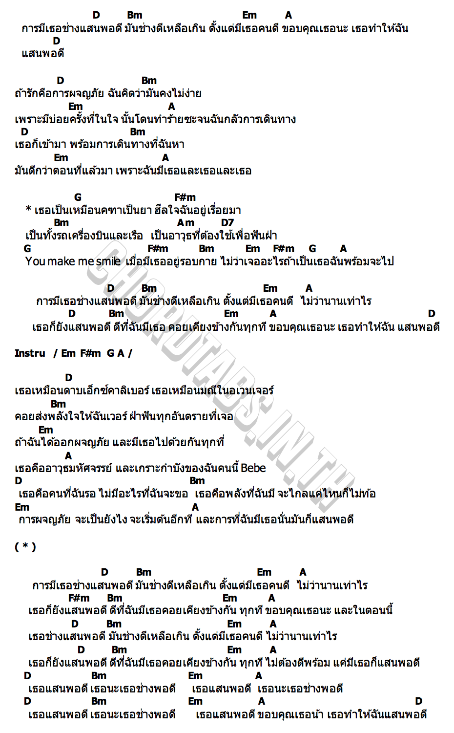 คอร์ด แสนพอดี (Better together) อุงเอิง  ครีมไลก์  ญดา