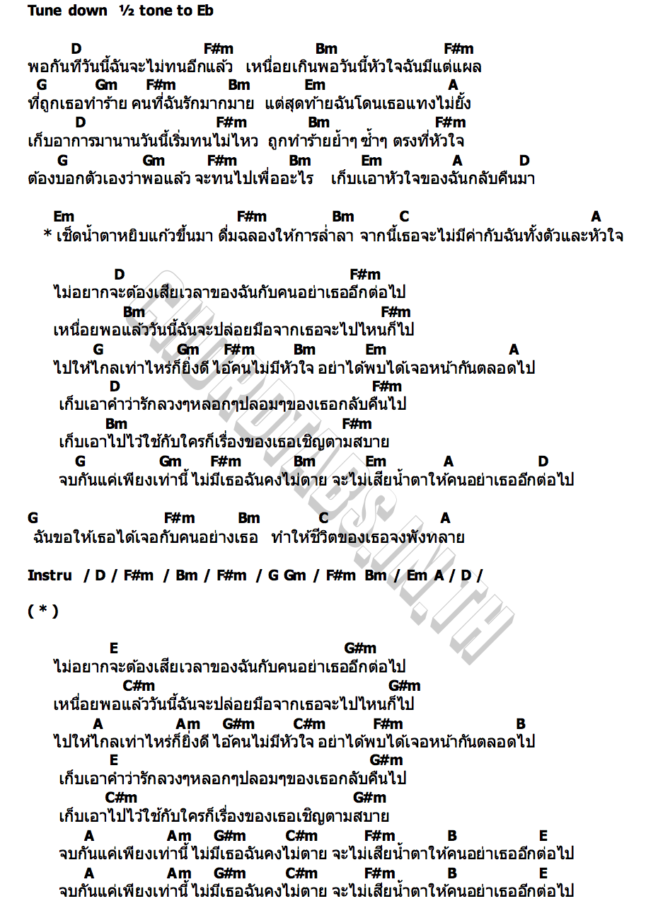 คอร์ด จะไปไหนก็ไป PARM