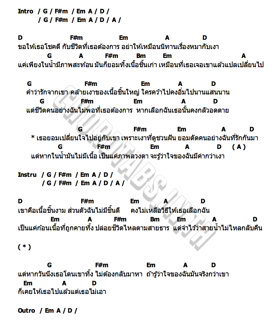 คอร์ด หมากับเงา JOKE SO COOL