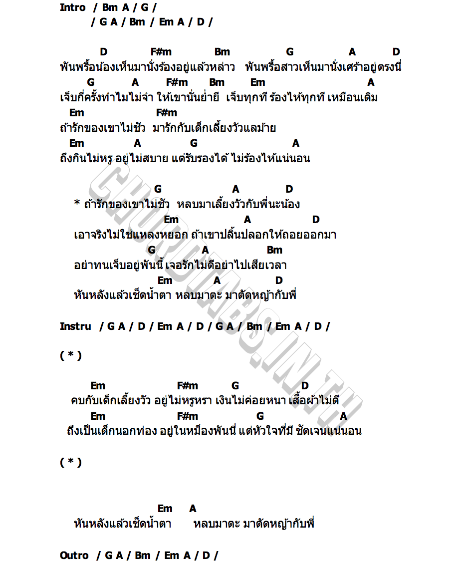 คอร์ด ถ้ารักเขาไม่ชัวร์มาเลี้ยงวัวกับพี่ เจมส์ พีรพัฒน์
