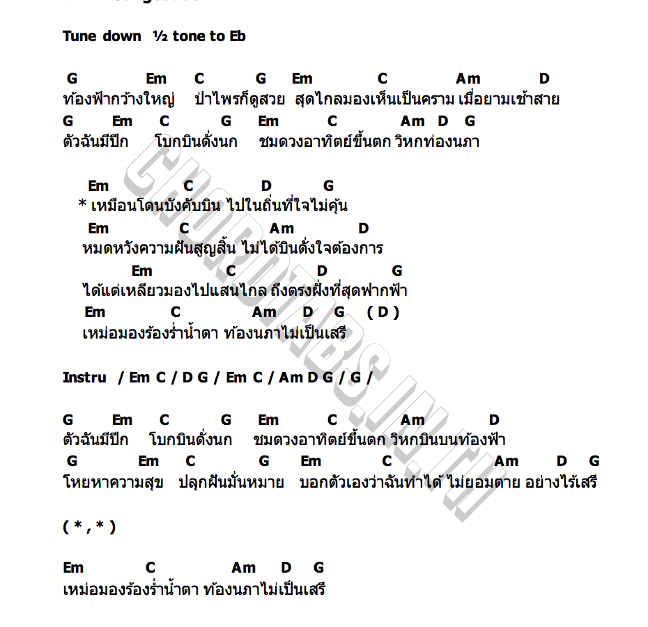 คอร์ด นก Youngest Son