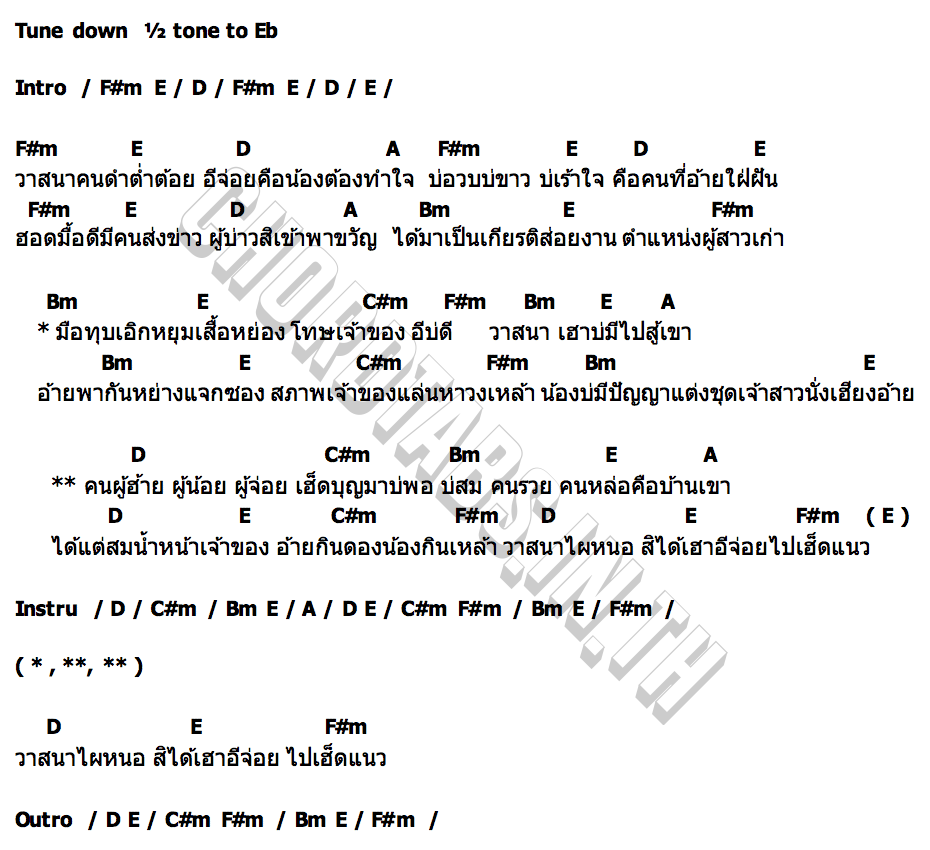 คอร์ด อีจ่อย นุก ฐิติมา