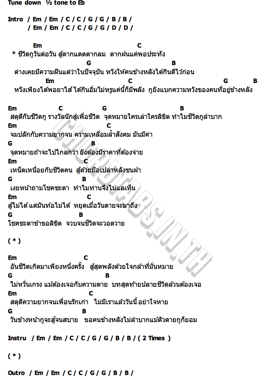 คอร์ด วันต่อวัน (เงาพระจันทร์ ลูกทรายกองดิน) ฝ้าย กรรติมา x มอมแมม