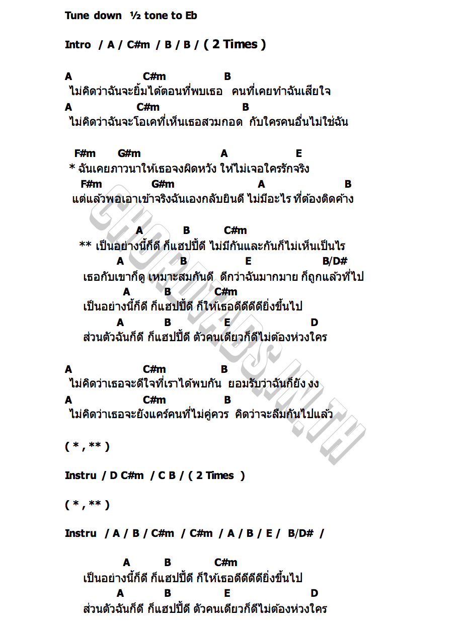 คอร์ด อย่างงี้ก็ดี HAPPY D GOODTIME