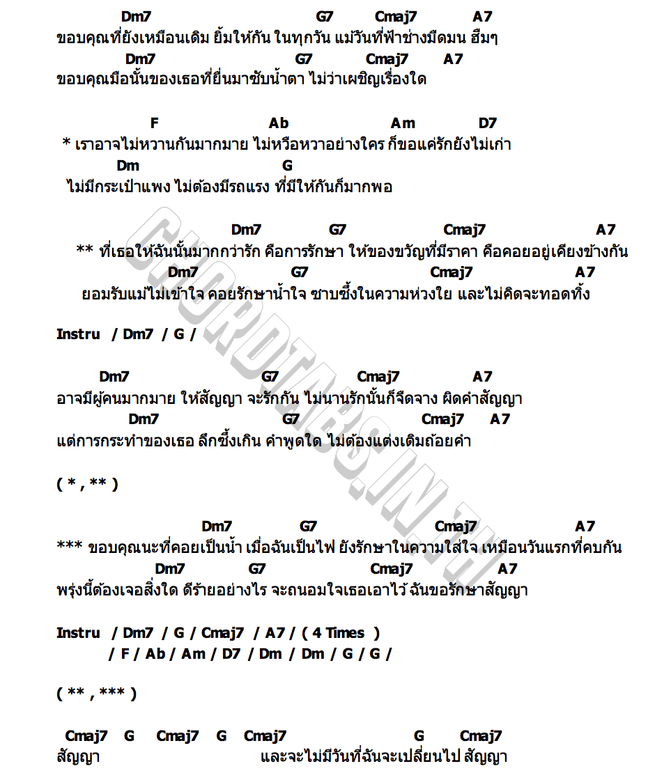คอร์ด รัก(ษา) Keep CK1987