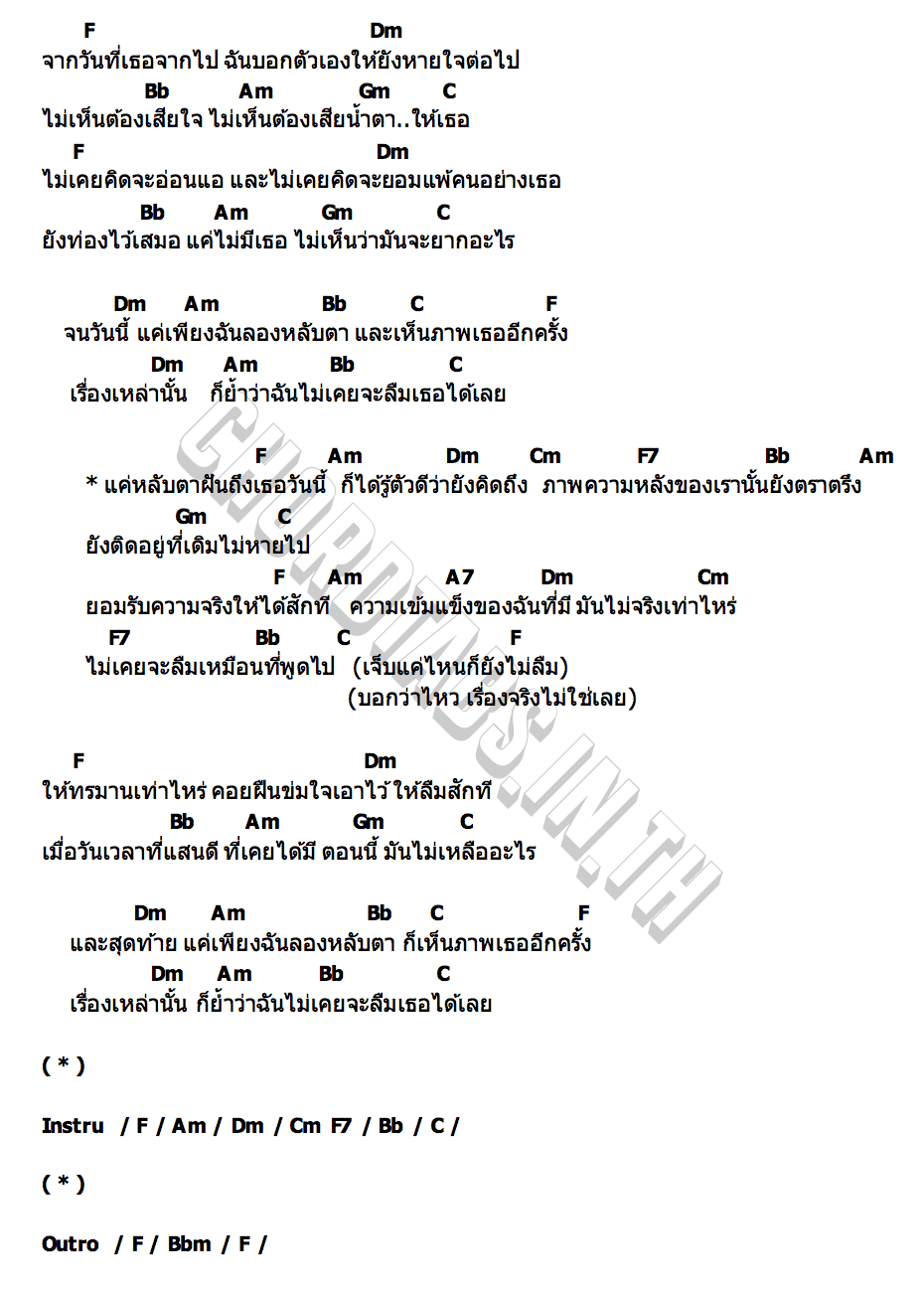คอร์ด บอกว่าไหว (เรื่องจริงไม่ใช่เลย) กานต์ ชนากานต์