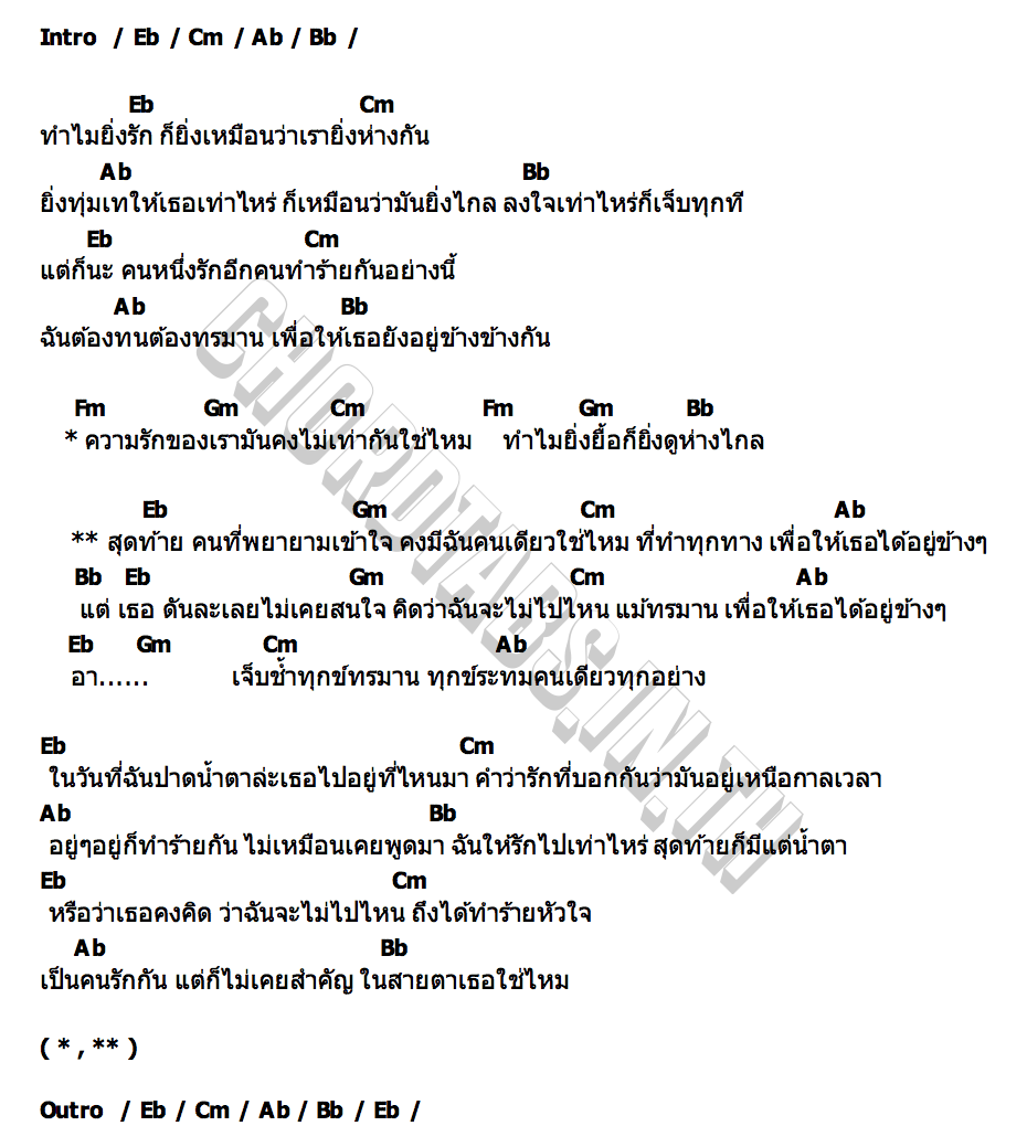 คอร์ด คนเดียวที่พยายาม Sgotti x Maggi