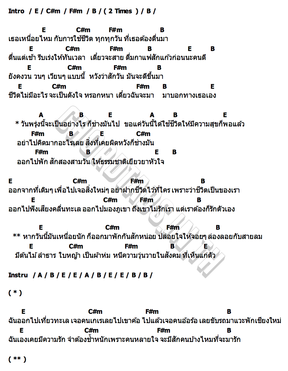 คอร์ด ธรรมชาติเยียวยา ดาวเหนือ