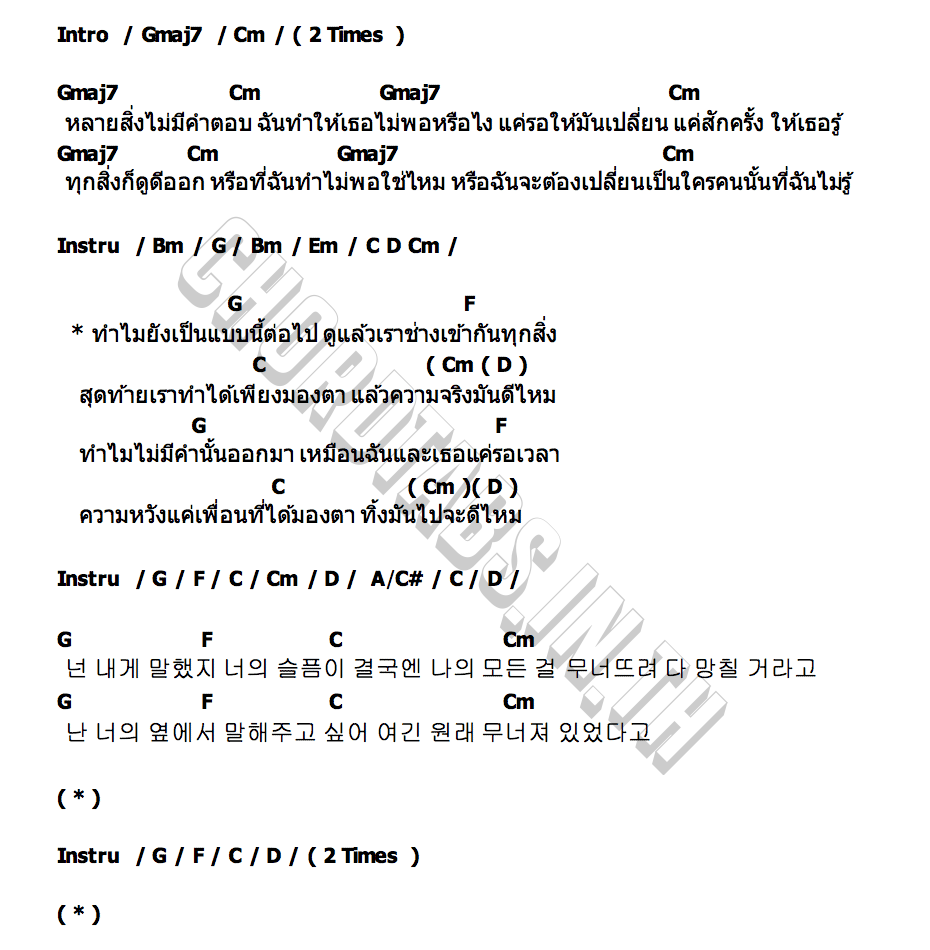 คอร์ด do you Television off