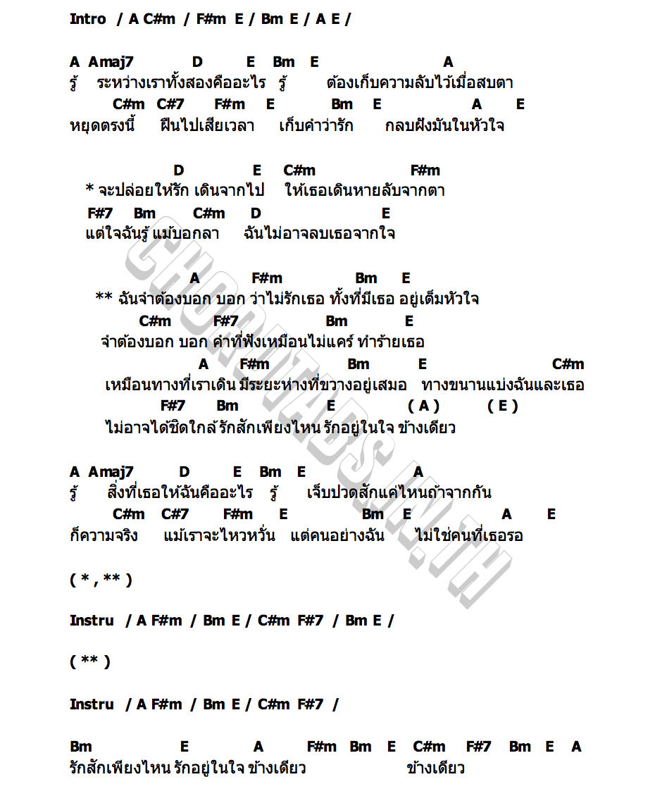 คอร์ด ทางขนาน มายด์ 4EVE