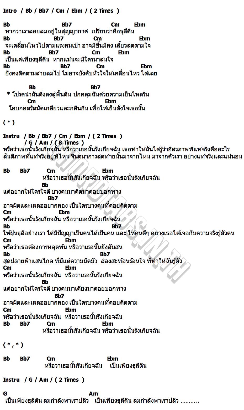 คอร์ด ธุลีดิน Srirajah Rockers
