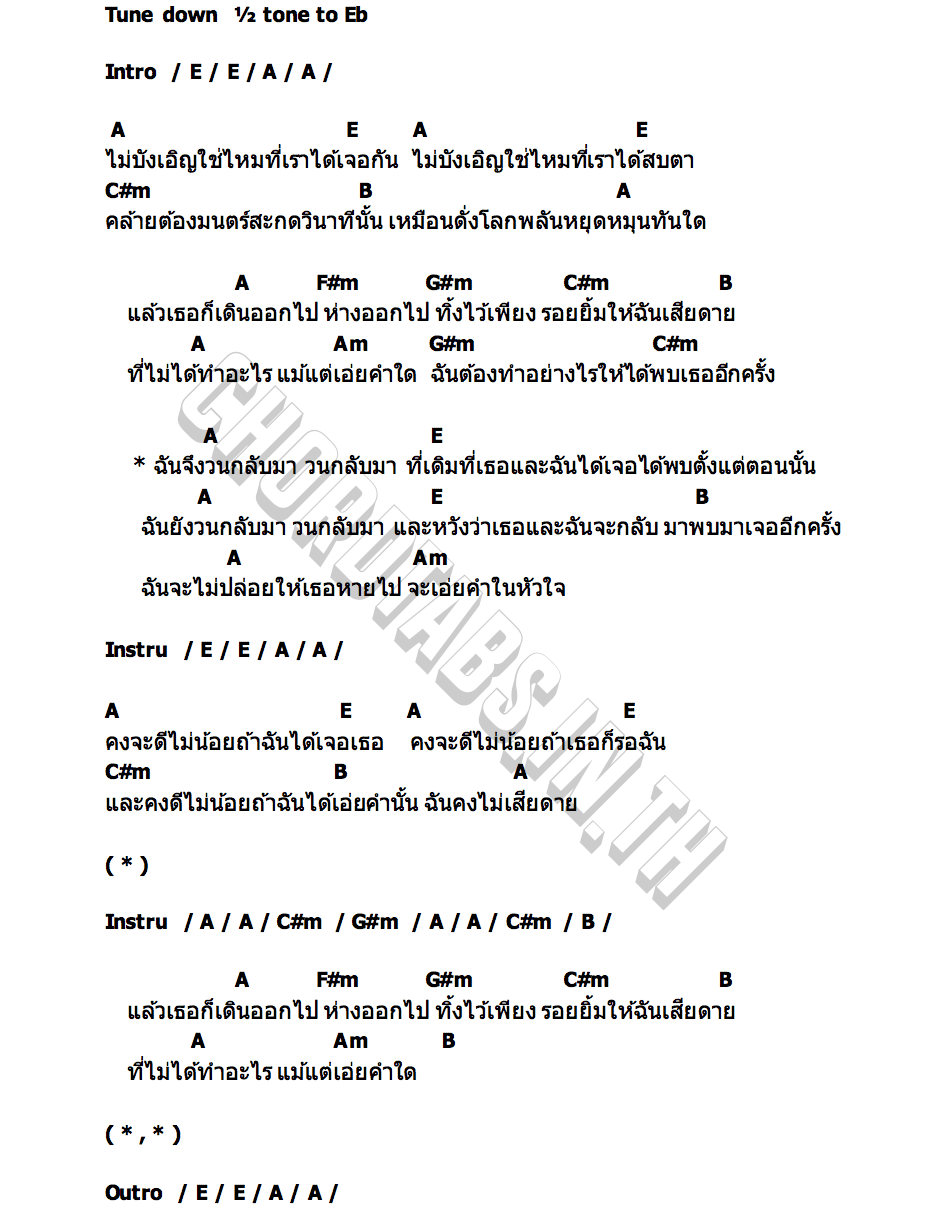 คอร์ด Loop (ฉันจึงวนกลับมา) ASIA7