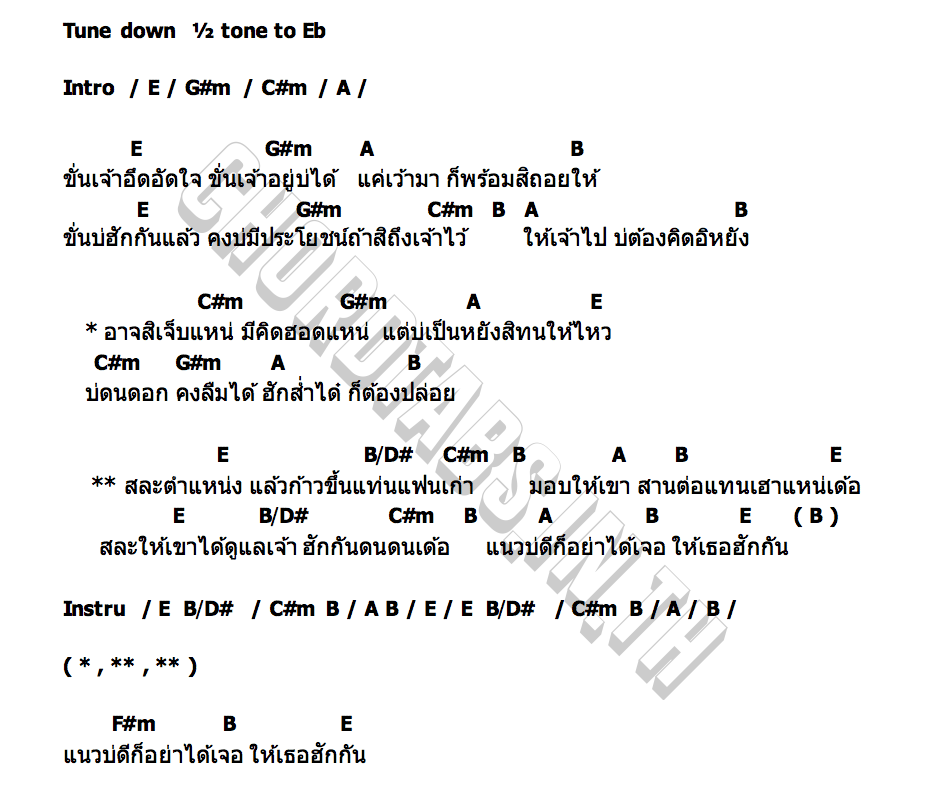 คอร์ด สละตำแหน่ง อัน ละน้อ