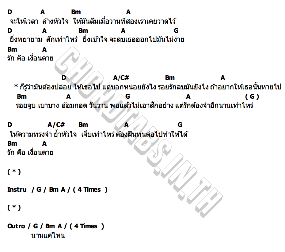 คอร์ด เงื่อนตาย MOLON