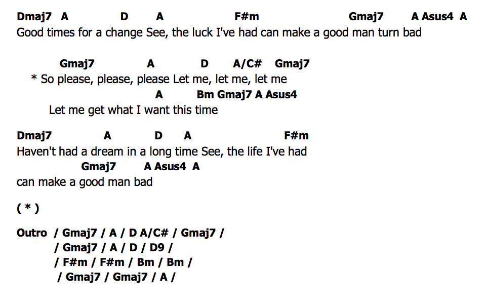 คอร์ด Please  Please  Please Let Me Get What I Want The Smiths