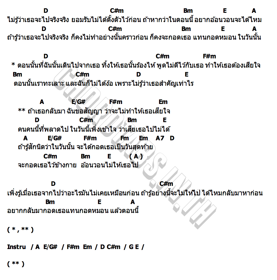 คอร์ด กอดหมอน MEYOU
