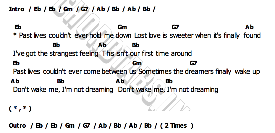 คอร์ด Pastlives sapientdream