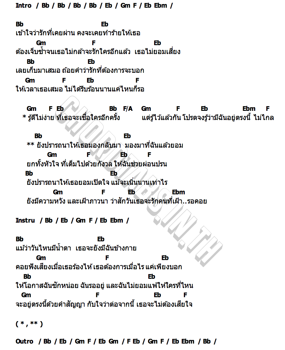 คอร์ด ปรารถนา แป้งร่ำ ศิวนารี