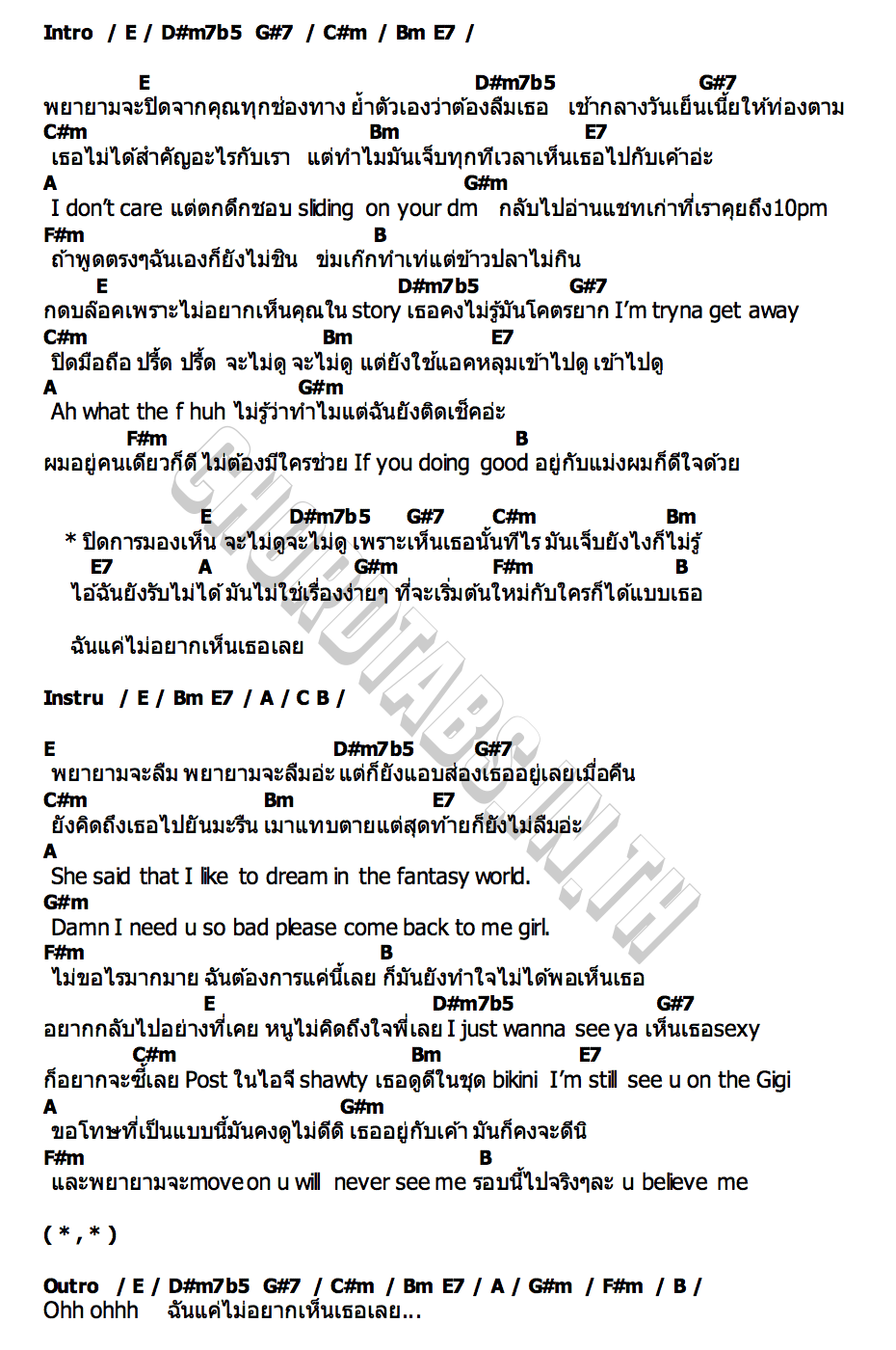 คอร์ด ปิดการมองเห็น ( mute ) IRONBOY