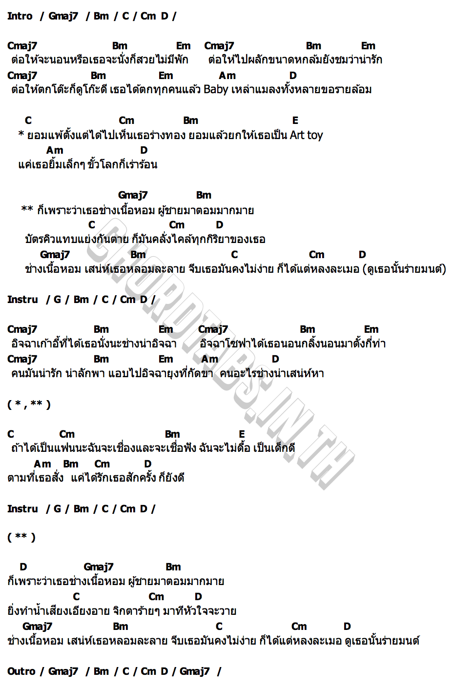 คอร์ด เนื้อหอม Koh Niphon