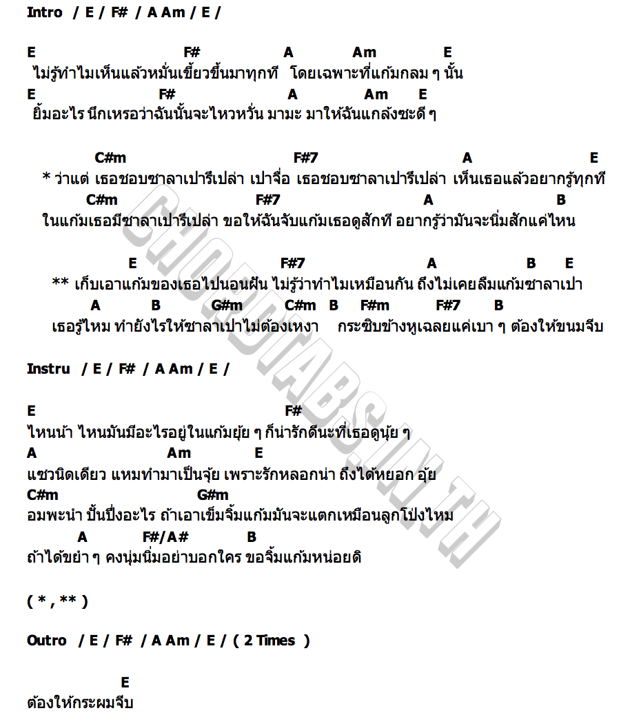 คอร์ด ซาลาเปาจื่อ ว่าน ธนกฤต