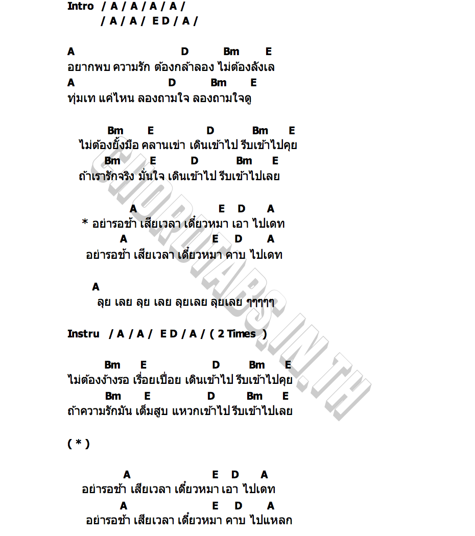 คอร์ด มาบขา The Jukks