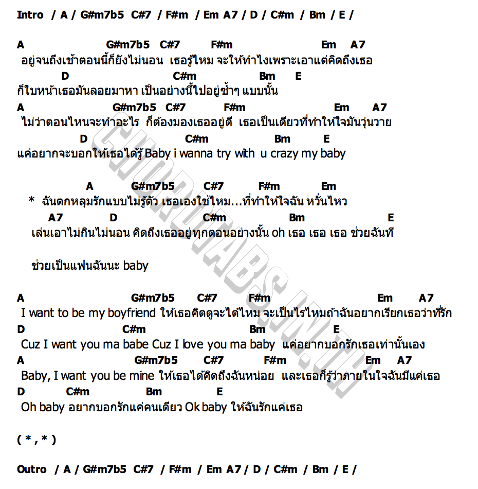 คอร์ด ตกหลุมรักไม่รู้ตัว (Fallen for you) 9frvme