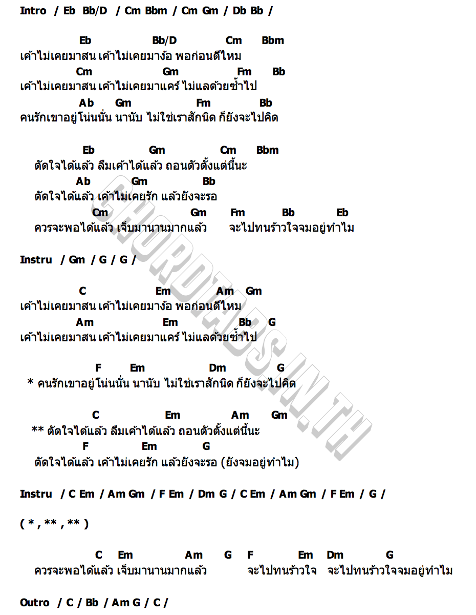 คอร์ด ตัดใจ เวสป้า สเตอ & อั้ม นันทิยา