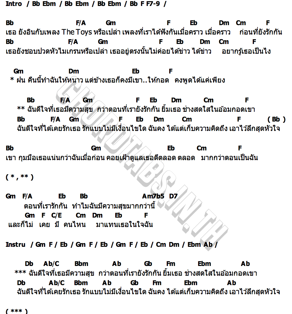 คอร์ด มากกว่า FrenchW