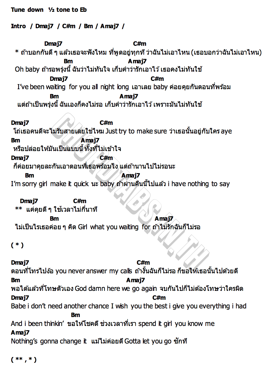 คอร์ด ทันใจ Purplecat