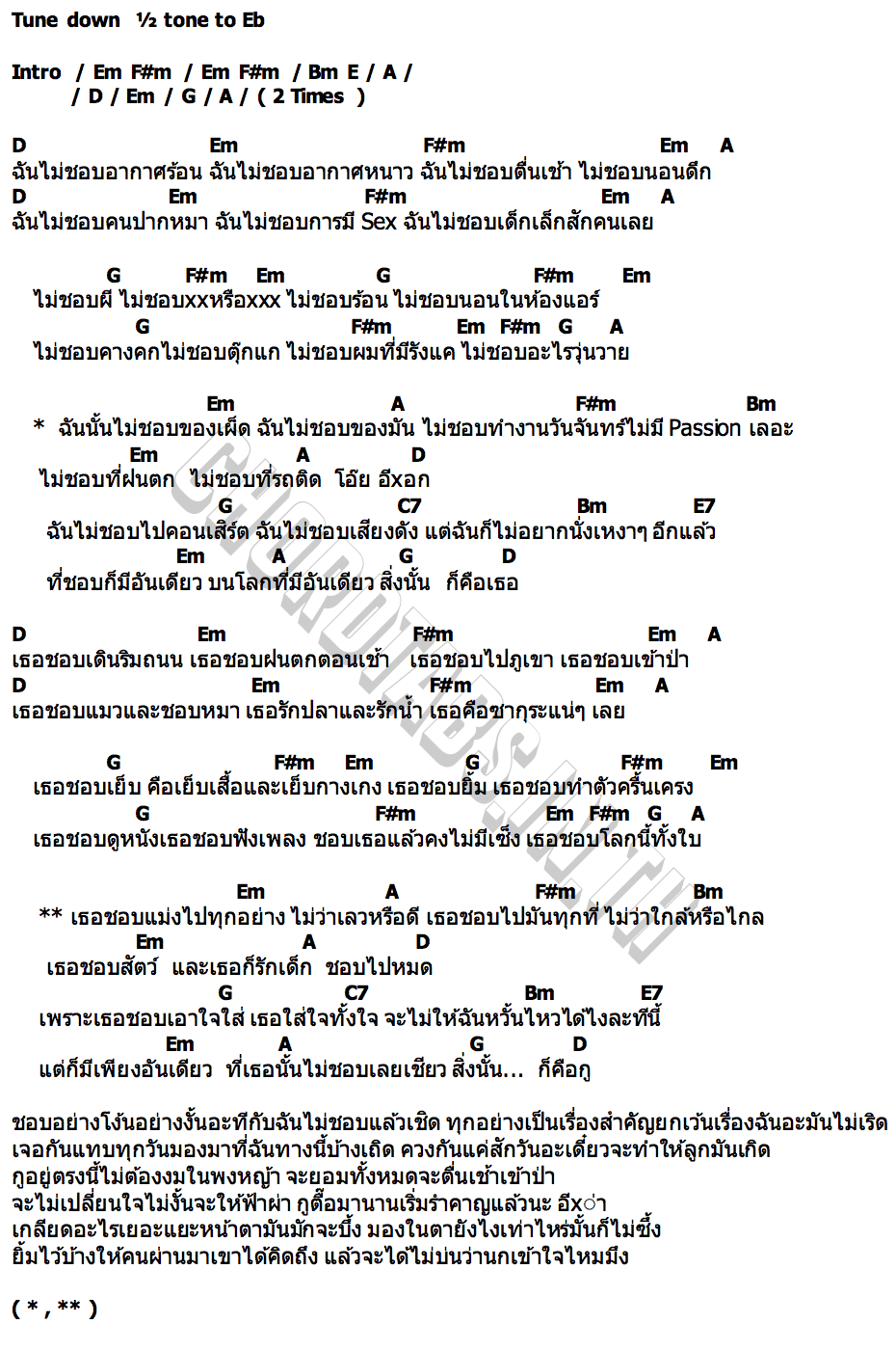 คอร์ด ไม่...ชอบ (DISLIKE) 5E+ (ห้าอี๋) x LEO of B.O.Y