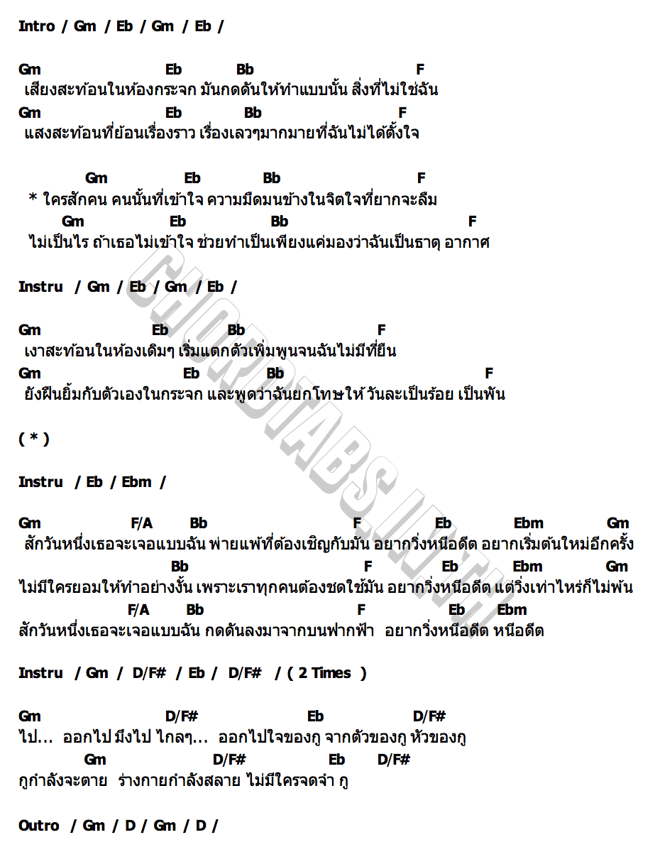 คอร์ด ธาตุอากาศ OBLIVIOUS